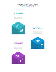 Vertical progress bar featuring 3 arrow-shaped elements, symbolizing the three stages of business strategy and progression. Clean timeline infographic design template. Vector for mobile presentation.