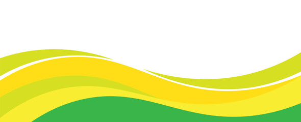 Abstract yellow banner background. Graphic design banner pattern background template with dynamic curve shapes. vector. eps10