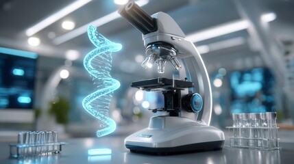 Innovative interior designs of high-tech genetic research laboratories aesthetic and functional perspectives