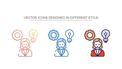Fototapeta premium Skills Assessment icon design with white background stock illustration
