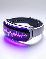 Modern wearable tech with audio display