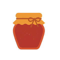 illustration icon jam in a jar vector on white background
Vector icon autumn