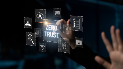 Zero trust model enhances data protection. Zero trust blocks unauthorized access, secures devices, zero trust defends networks, and zero trust verifies users continuously. Latch