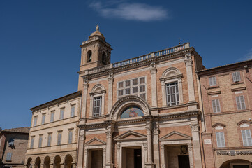 Fototapeta premium Offida, Ascoli Piceno, Marche. Collegiate Church of S. Maria Assunta 2025