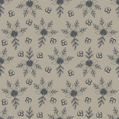 seamless pattern with flowers