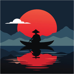 witch flying over the moon, Bat a man 