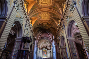 Priverno, Latina, Italy. Co-Cathedral of Santa Maria Annunziata