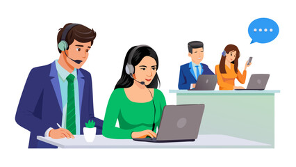 Customer service call center team support agent operator communication online help