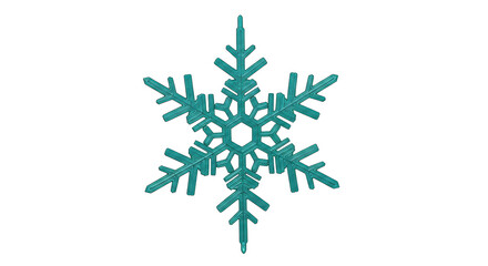 Isolated Snowflake