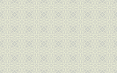 WebVintage seamless pattern in pastel colors. Classic European or Asian ornate background for wallpaper, upholstery, fabric, scarves, dresses, and accessories.