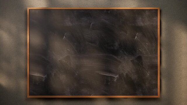blackboard with chalk