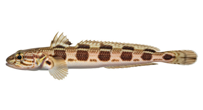 Isolated Sand Goby Fish
