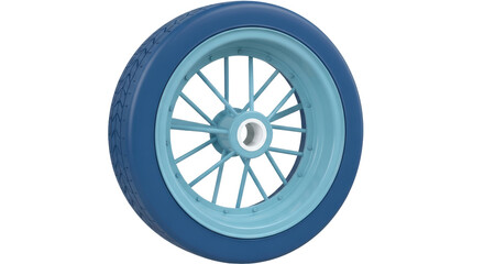 Obraz premium Isolated Cartoon Wheels