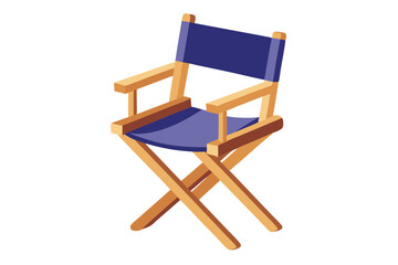 Movie Director Chair Vector Art for Production Themes