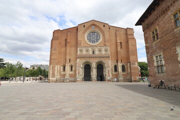 Basilique Saint Sernin, basilique de style roman, ville de Toulouse, département de la Haute...
