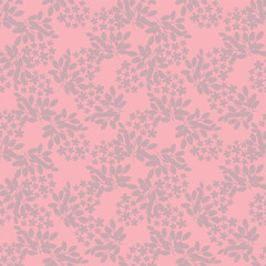 abstract seamless pattern with flowers