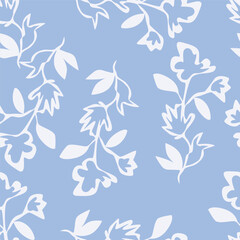 abstract seamless pattern with flowers