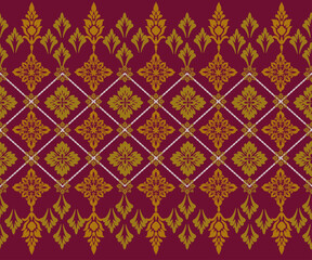 A classic Damask pattern featuring elegant floral and scroll motifs with symmetrical repetition. This timeless design blends tradition, ideal for home decor, textiles, wallpaper, and fashion.