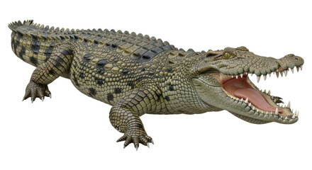 Isolated Crocodile
