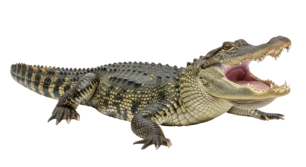 Fototapeten Krokodil Isolated Alligator with Open Mouth  © Fernando
