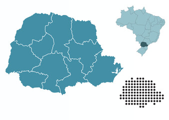 Set maps of Parana state