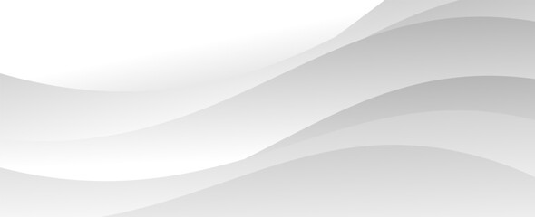 White geometric abstract background overlapping layers on bright space with line effect decoration. Circle style concept modern graphic design element for banner, flyer, card. vector. eps 10