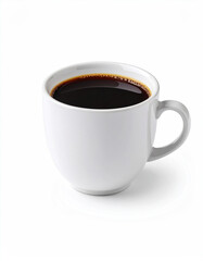 Obraz premium Ceramic Coffee Cup on White Background