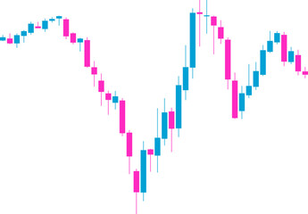 Candlestick chart thumbnail presenting a steep and symmetrical V-pattern reversal, signaling a sudden shift from bearish to bullish sentiment.