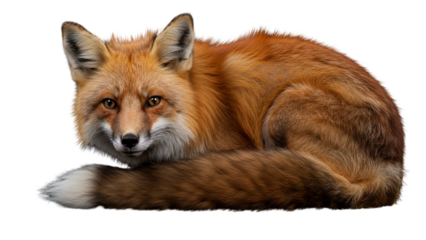  Red Fox Sitting Pose 