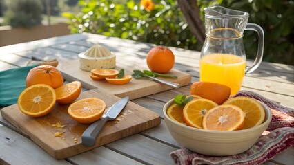 fresh orange juice