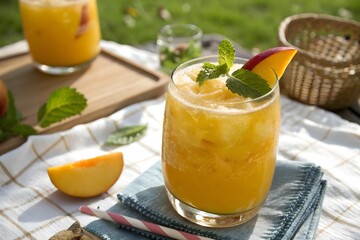 fresh orange fruit juice