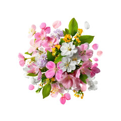 Naklejka premium Vibrant floral bouquet (2)