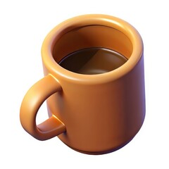 Start your day right with a warm cup of coffee in this trendy mug perfect for branding needs