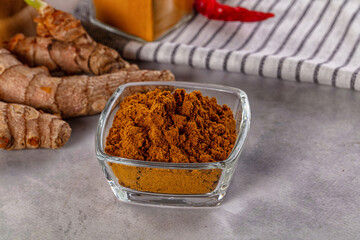 Indian spices - Curry powder heap