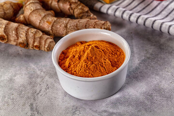 Indian tumeric cumin dry powder