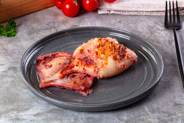 Tasty Grilled calamari for snack