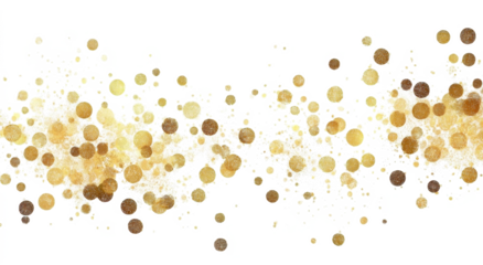 Gold bokeh confetti 
