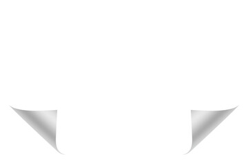 Abstract Black Background with Silver Page Corners, Minimalist Design, Elegant and Mysterious Mood.