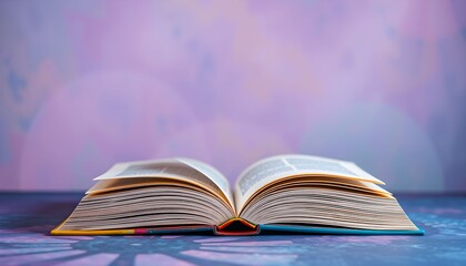 closed hardcover book standing upright	