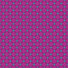 Geometric Pattern in Purple and Teal