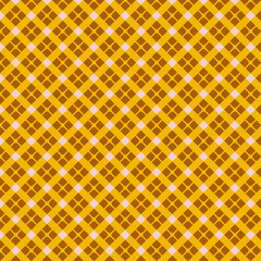 Geometric Pattern in Yellow and Brown
