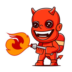 A soldier wielding a flamethrower, engulfed in a fiery blast, aiming at an unseen target. The intensity of the fire creates a dramatic and chaotic scene.