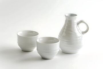 white ceramic jug