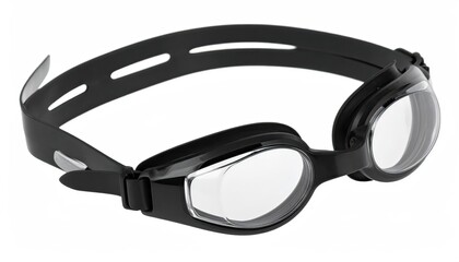 Swimming Goggles on White Background