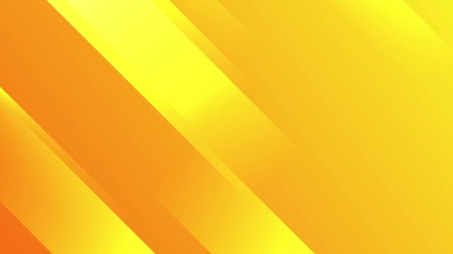 yellow color geometric on orange background animation