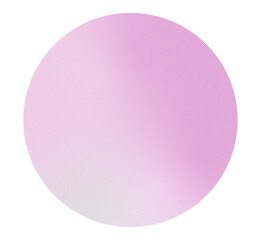 Obraz premium High resolution purple and white gradient circle with subtle grainy texture. Soft blurred edges and vibrant color transitions. Isolated PNG with transparent background. Vibrant gradient glow. 