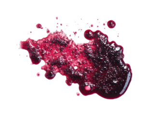Wine spillage action kitchen messy isolated on transparent background, png