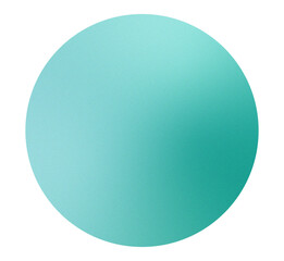 High resolution green and blue gradient circle with subtle grainy texture. Soft blurred edges and vibrant color transitions. Isolated PNG with transparent background. Vibrant gradient glow.