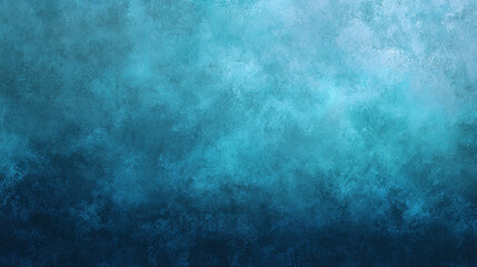Obraz premium Abstract cool blue and teal color field, calming emotional expression, introspective depth, professional fine art photography, subtle texture variations, therapeutic color psychology