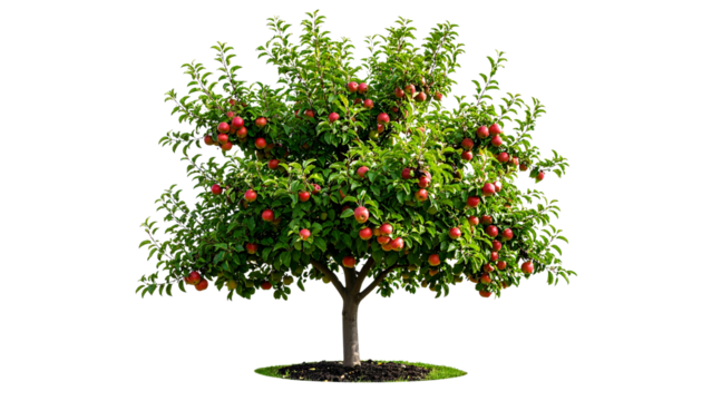 tree with red apples